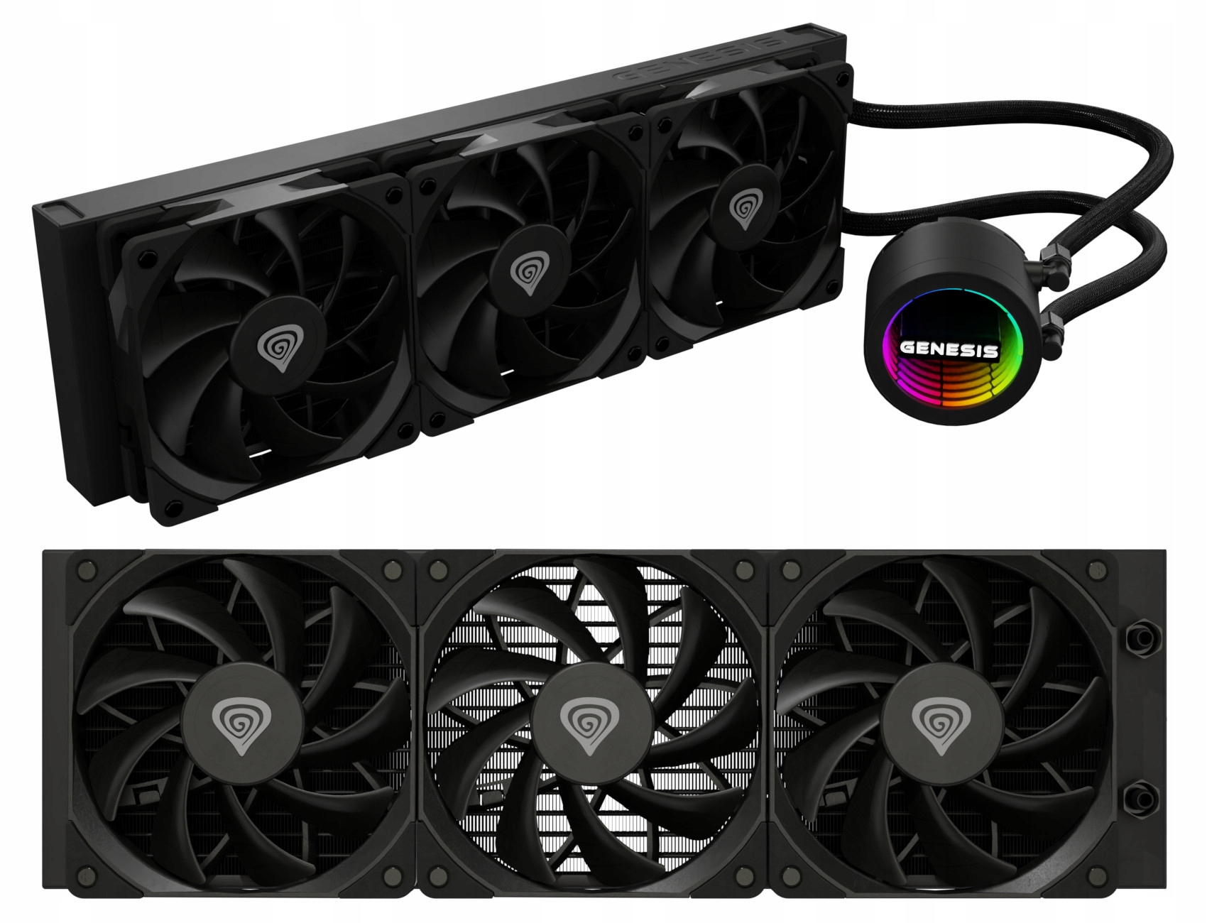 Chłodzenie Wodne Cpu Procesora Genesis Hydria 360 Czarne Aio NLG-2320