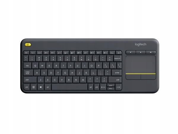 Logitech K400 plus/ Bezdrôtová Usb/ Cz- Sk layout/ Čierna 920-007151