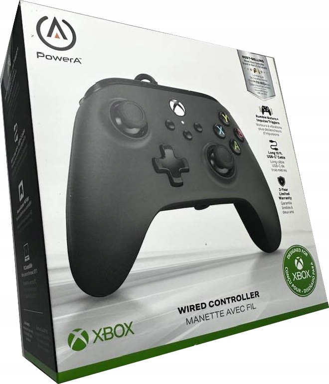 PowerA Drátový ovladač X S Xbox One Černý