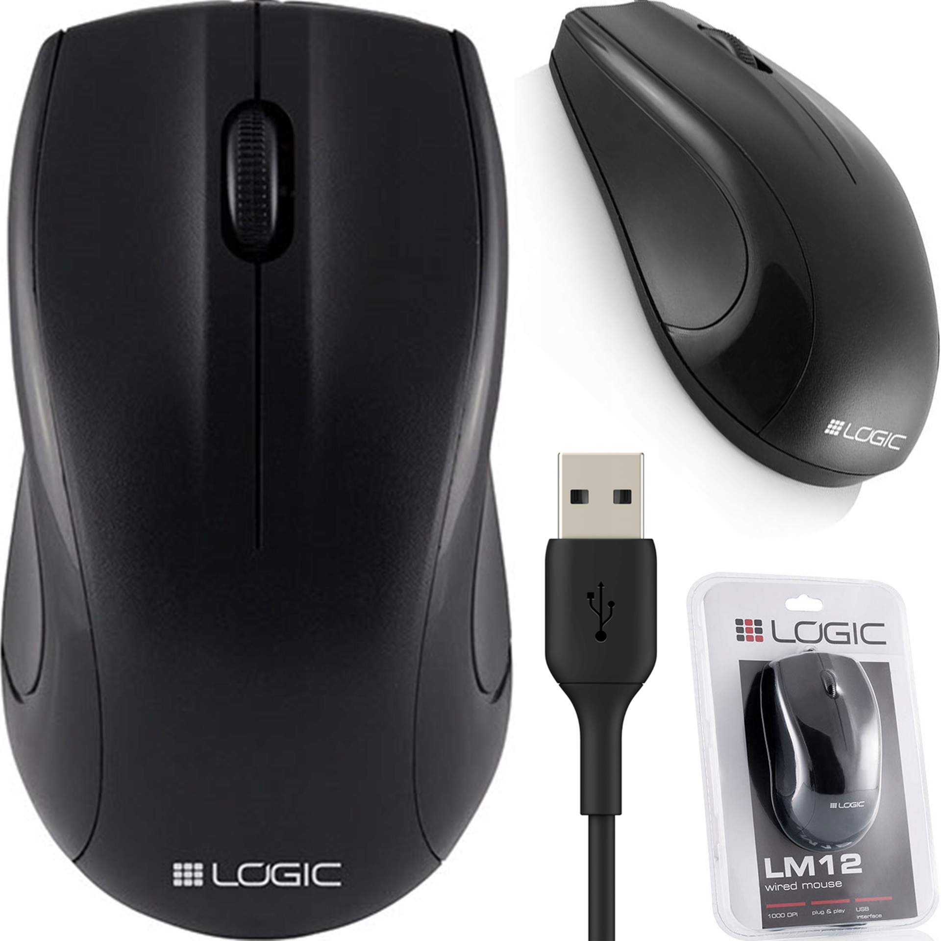 ZESTAW 2W1 GŁOŚNIKI + MYSZKA USB ZESTAW KOMPUTEROWY DO KOMPUTERA PC LAPTOPA Stan opakowania oryginalne