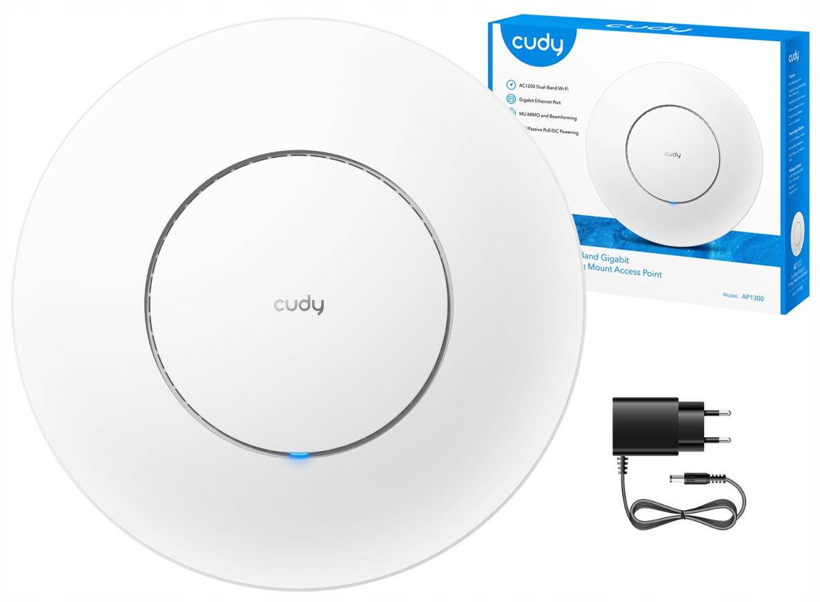 Prístupový bod Access Point Cudy AP1300 802.11ax Wi-Fi 6 1000Mbps