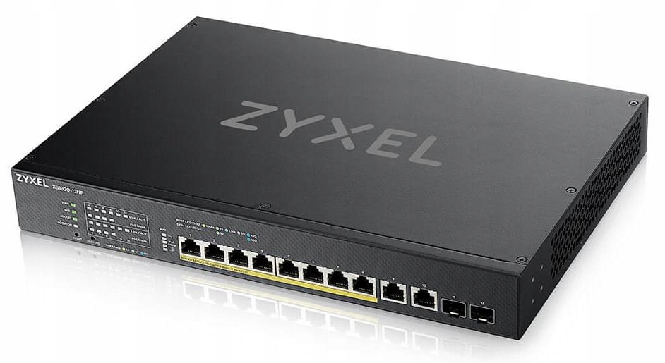 Zyxel XS1930-12HP 8-portový multi-gigabitový inteligentný riadený PoE…