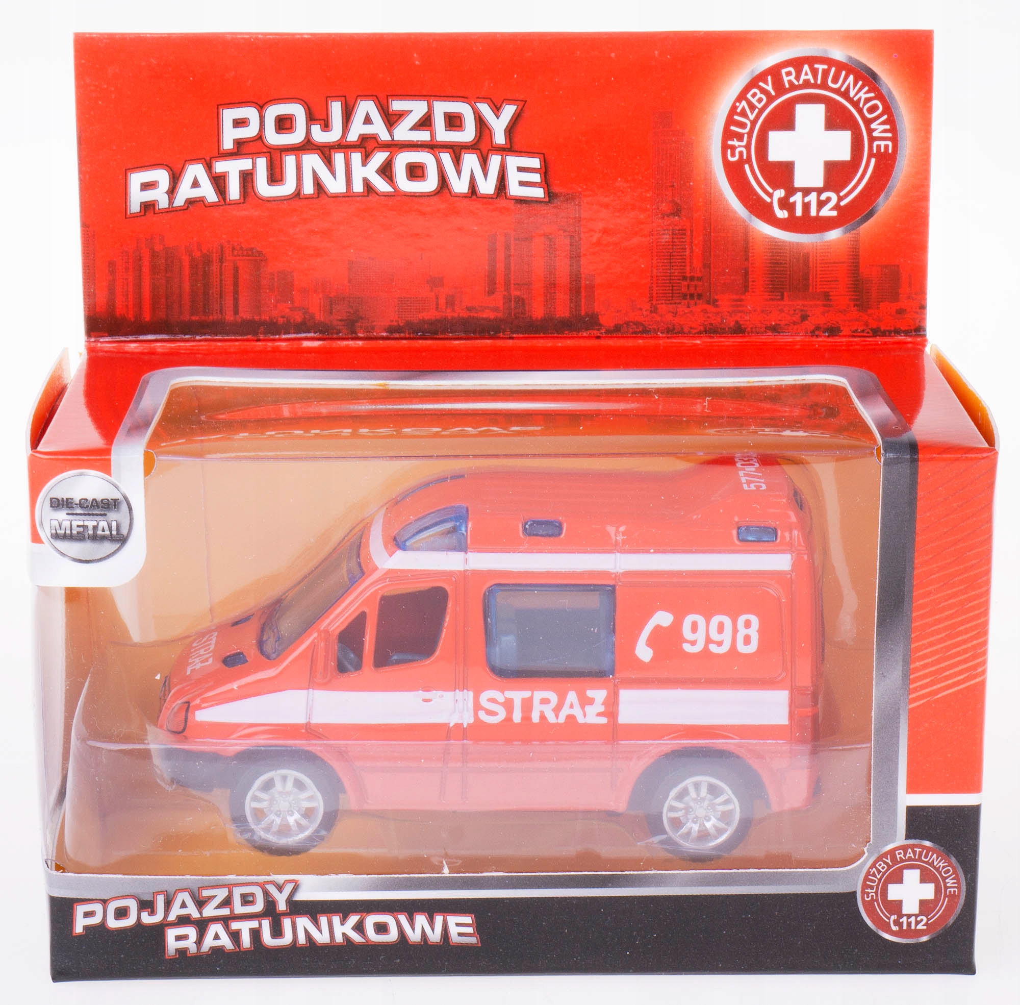 auto metalowe Mercedes POGOTOWIE  1:50 | B-261 — 3
