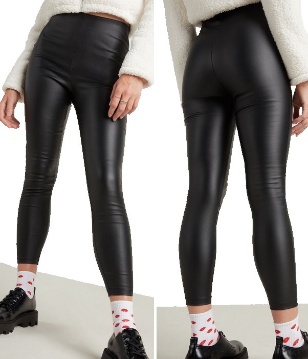 

Tezenis legginsy efekt skóry M