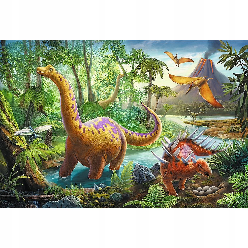 

Puzzle 60 Układanka Zwierzęta Dinozaury Trefl 4+
