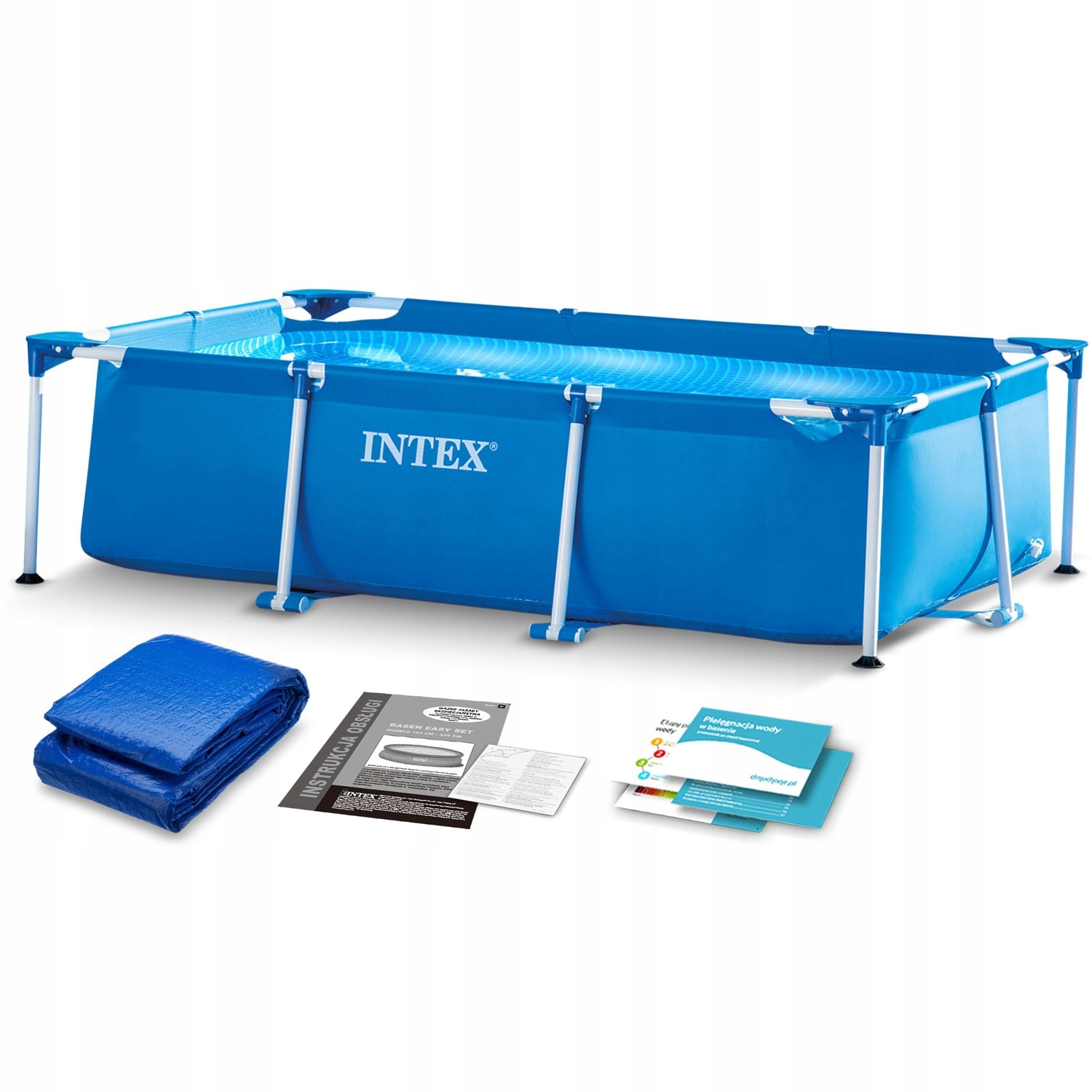 Záhradný Rámový Bazén 260X160X65 CM Sada 2V1 Príslušenstvo Intex