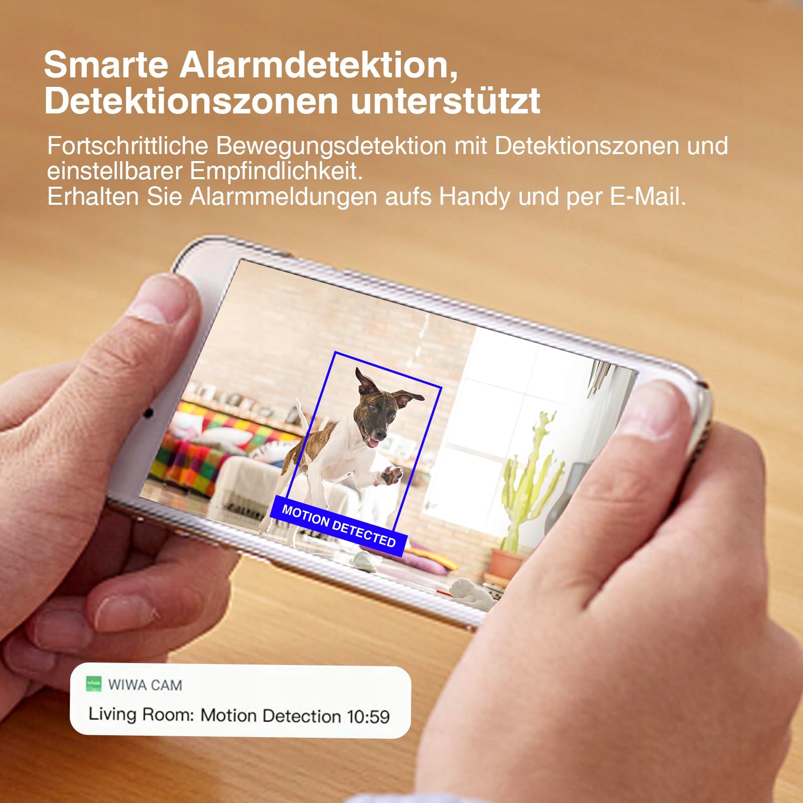 HIKAM Mini Kamera WLAN 2K HD Bezprzewodowa 800mAh Akumulator — miniatura 4
