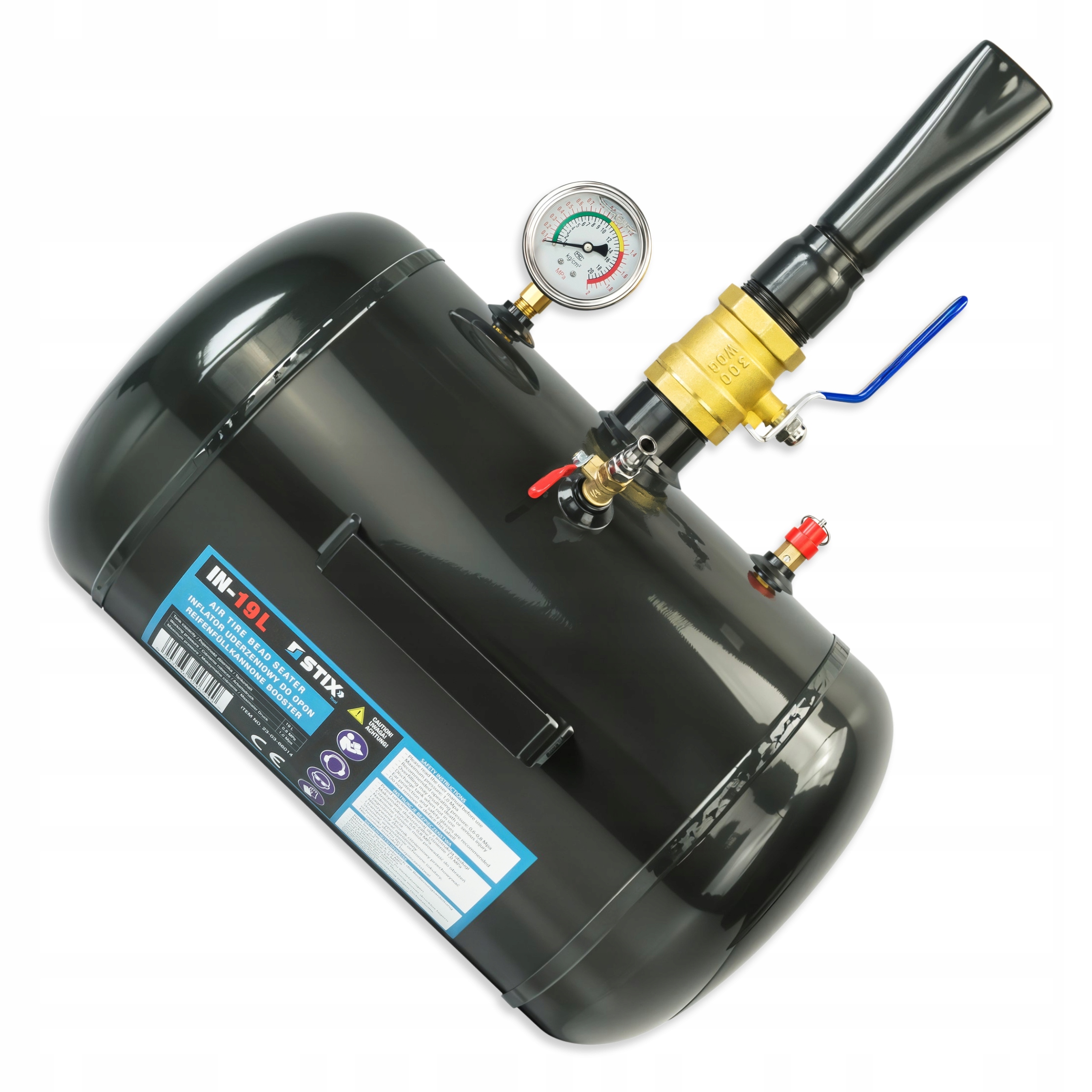 Inflátorová Tlaková Nádoba Pro Nárazové Čerpání 19 L Stix