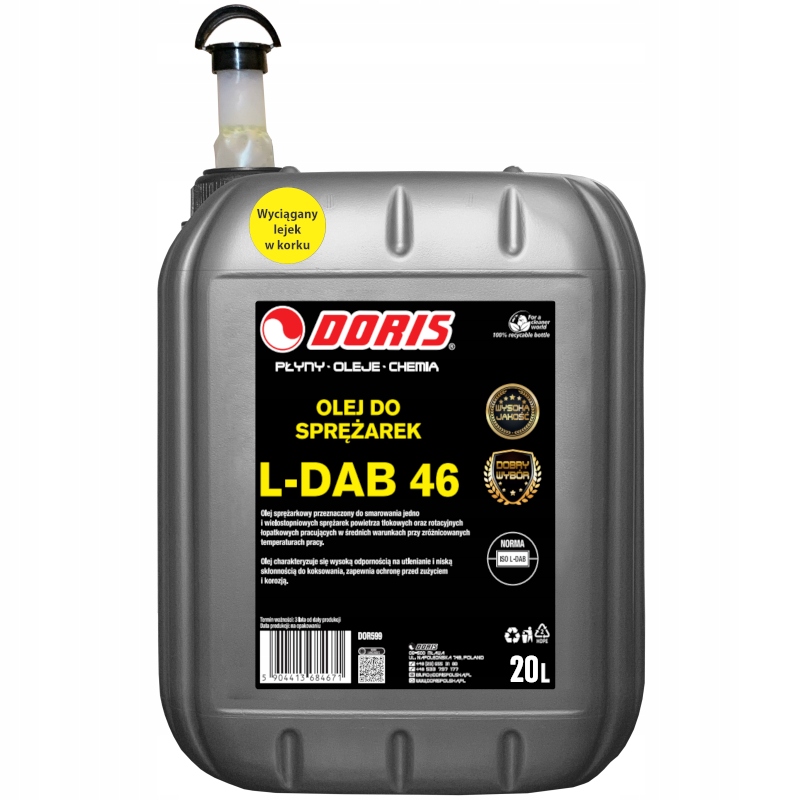 Doris olej sprężarkowy L-DAB 46 20L