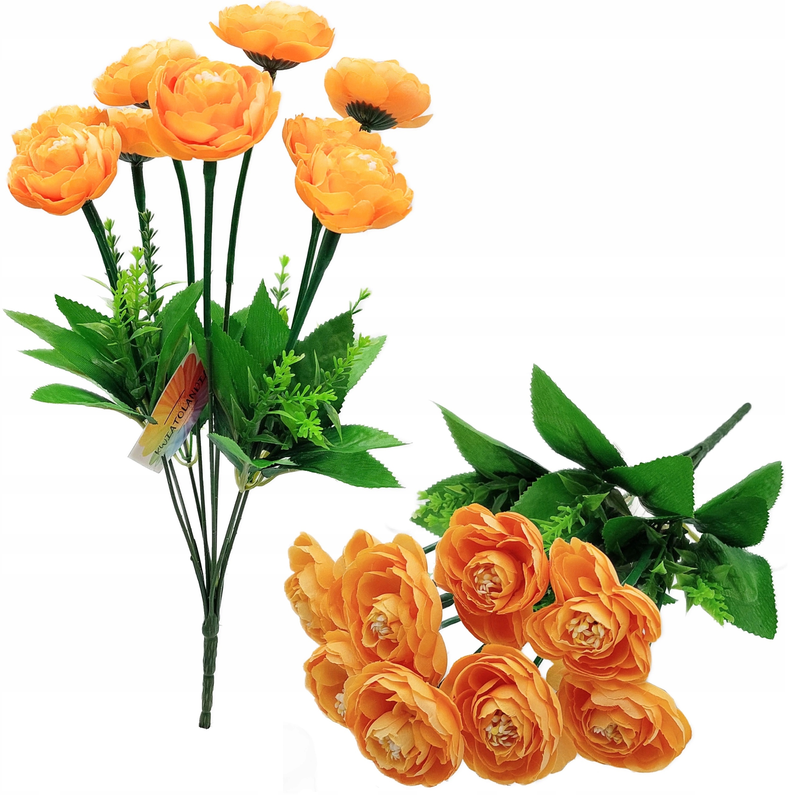 

Bukiet Kwiatów Kwiaty Sztuczne Pomarańczowe