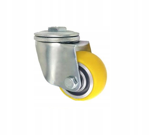 Hliníkovo-polyuretanové kolo v pouzdře s otvorem fi80