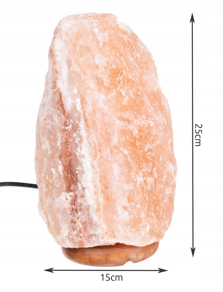 LAMPKA NOCNA SOLNA DUŻA LAMPA HIMALAJSKA SÓL NATURALNA JONIZATOR POWIETRZA Maksymalna waga 5 kg