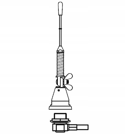 Антенна Radmor 30830/1 штекер BNC