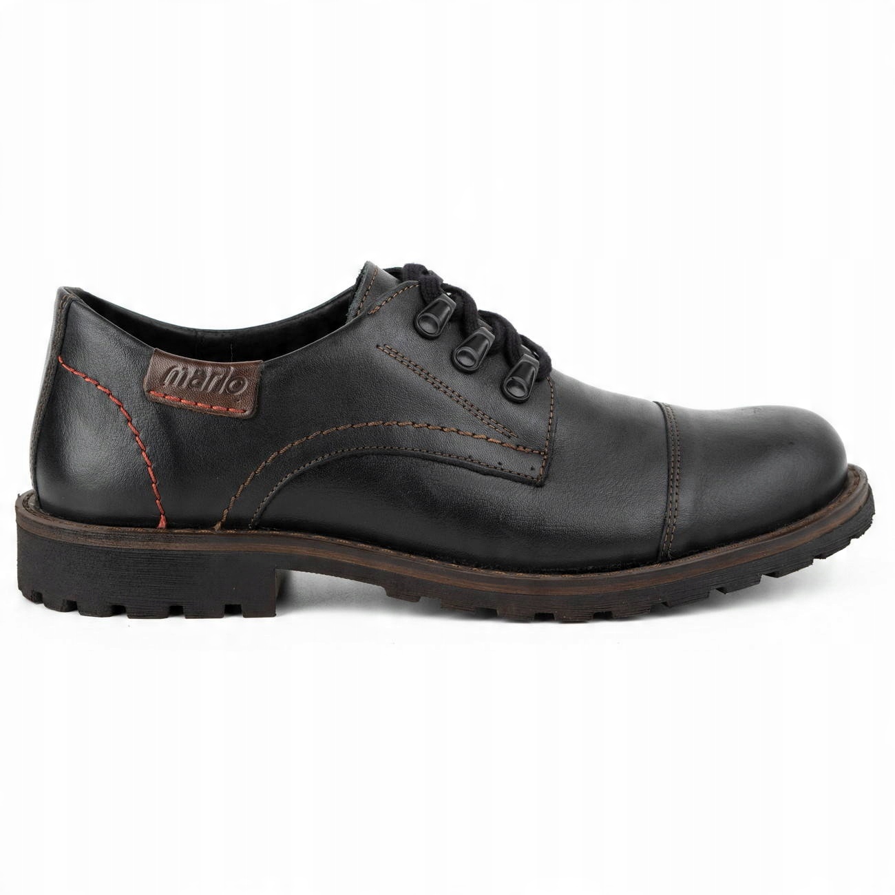 

Buty męskie trzewiki skórzane 940MP czarne 46