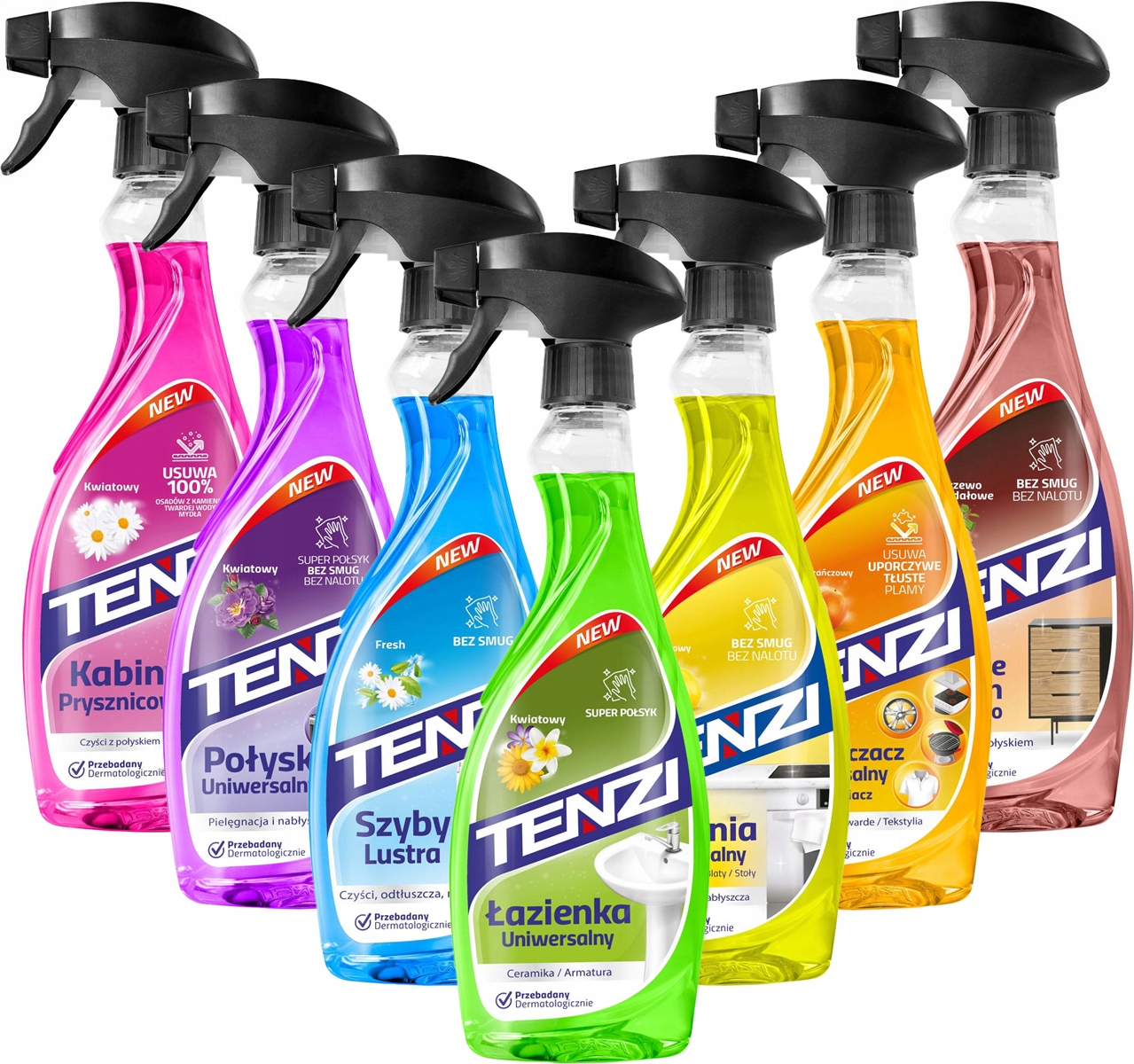 Levně Tenzi Home Pro Sada čisticích prostředků pro úklid domácnosti 7 x 500 ml