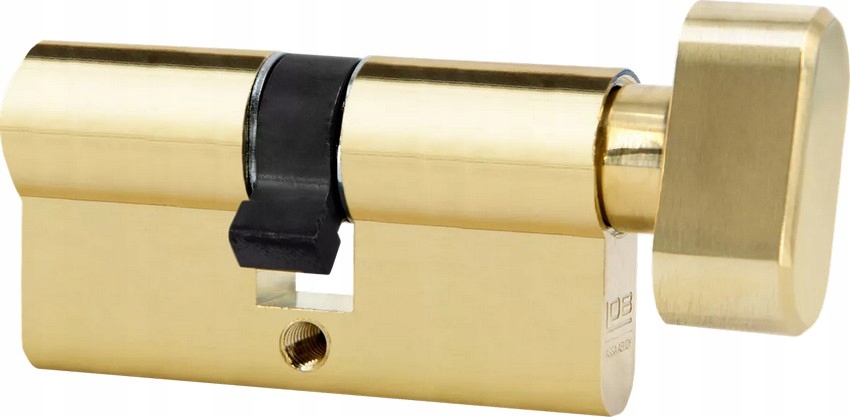 Vložka Do Zámku S Knoflíkem Bubnová Mosazná Dveřní 30/55