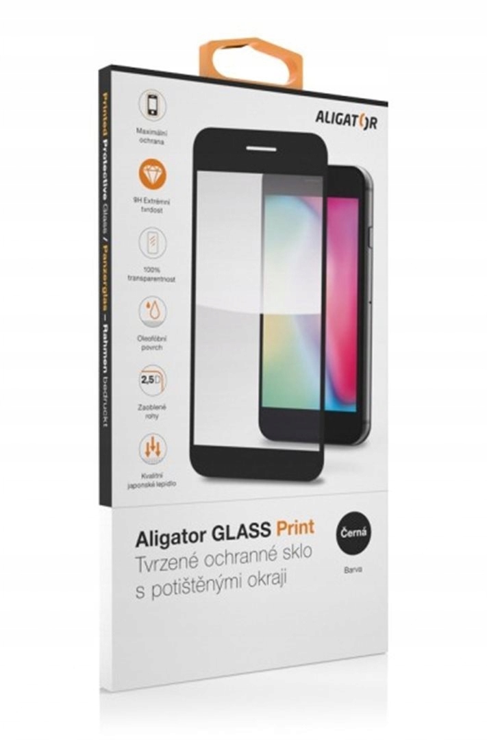 Aligator ochranné sklo Print iPhone 17 Air čierna