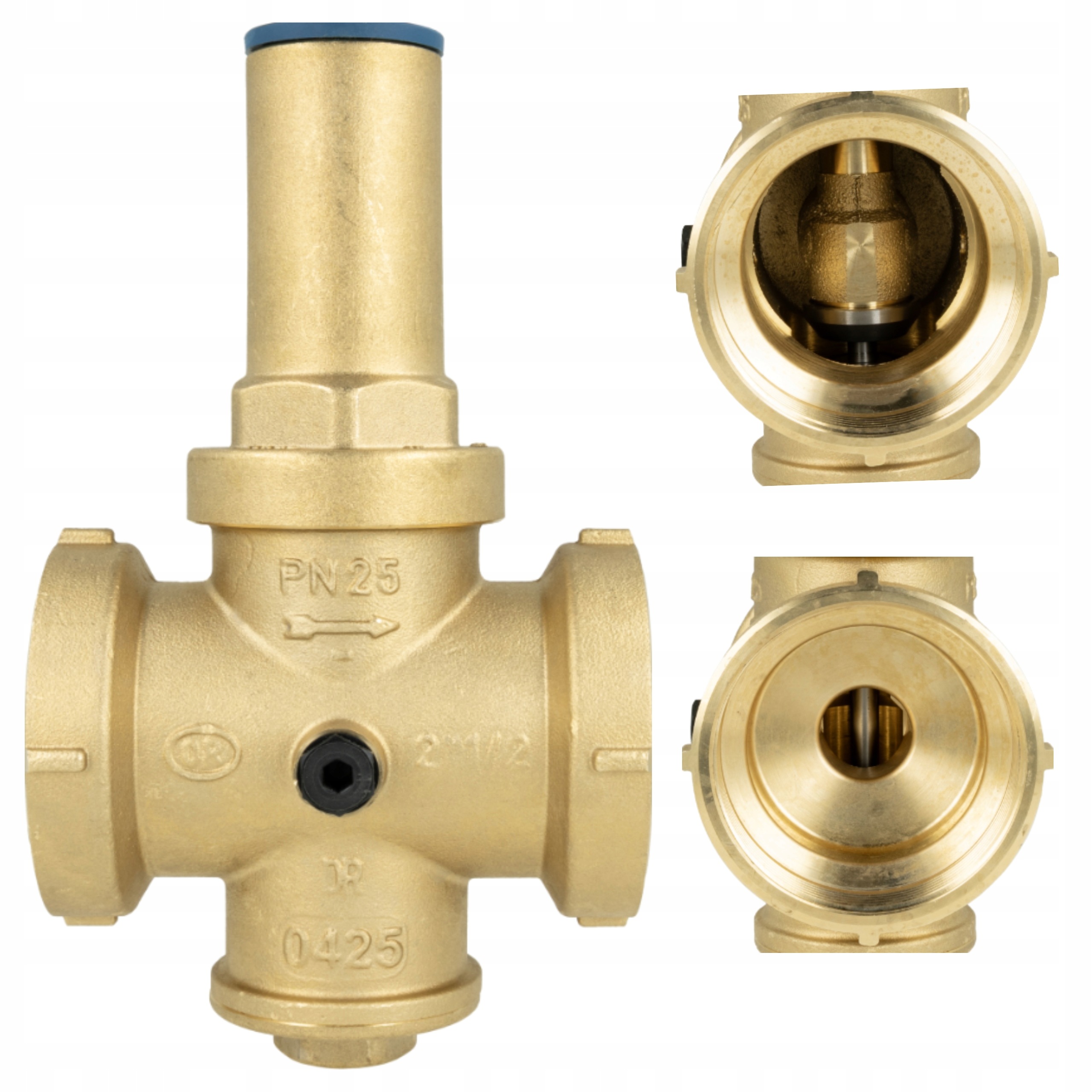Reduktor Regulator Ciśnienia Zawór Redukcyjny Wody Bpr 407 Gw 2 1/2" DN65