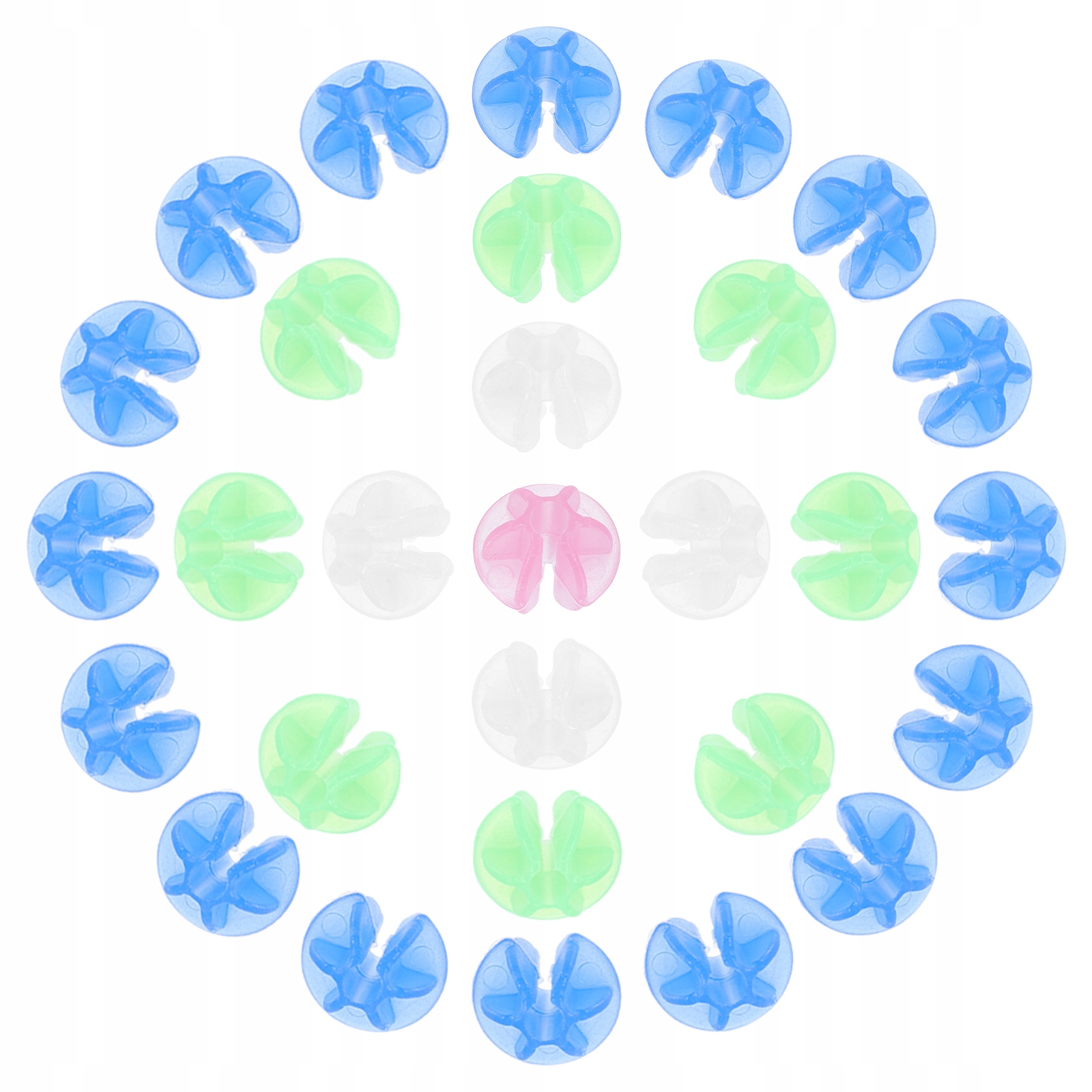 ŚWIECĄCE KORALIKI ROWEROWE KORALIKI Z DRUTU ROWEROWEGO DEKORACJA ROWER ELEK Marka bez marki