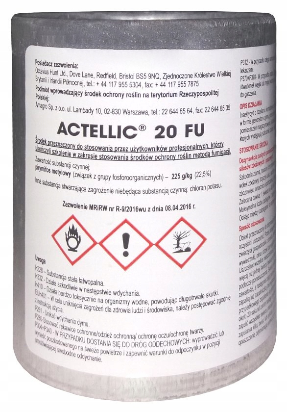 

Actellic 20FU 90g Amagro