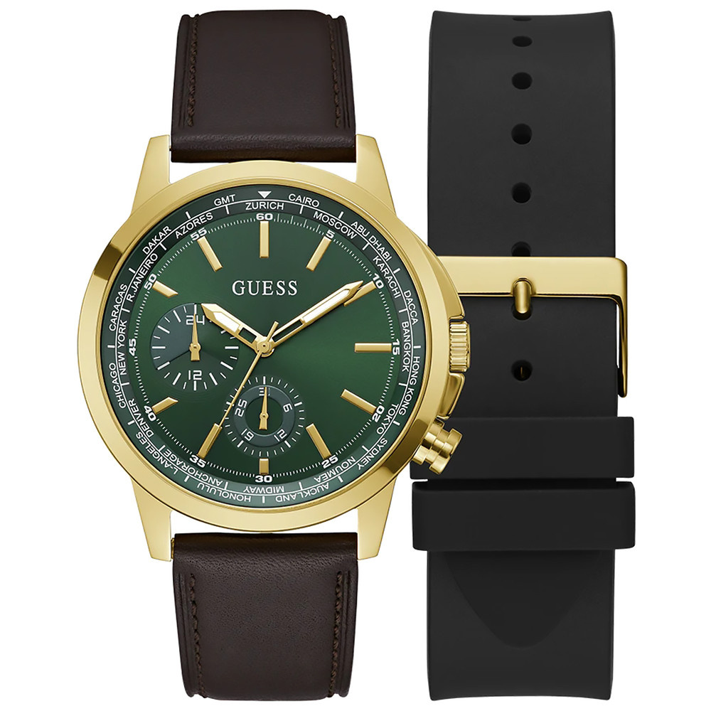 Pánské Hodinky Guess GW0664G2 hnědé