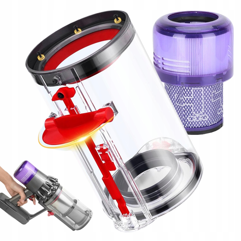 Nádrž na prach Hepa filtr – náhrada za Dyson V11 V15