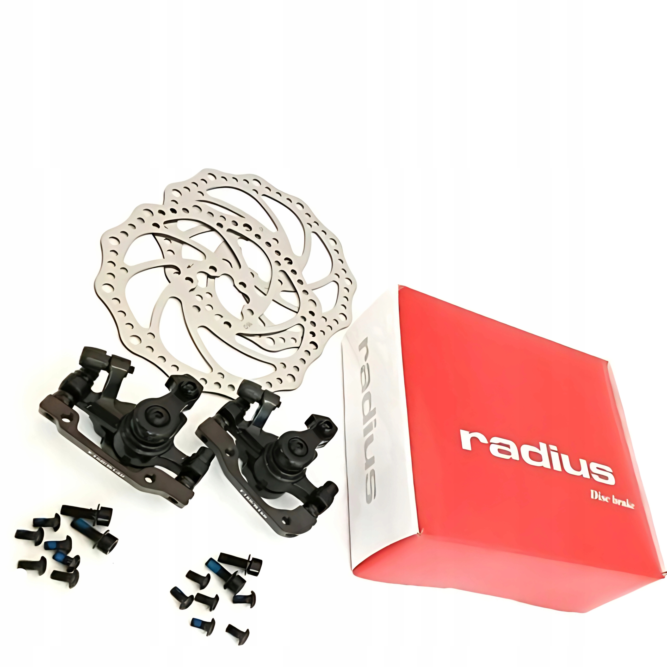 Přední a zadní kotoučové brzdy 160 mm kompletní kotoučová brzda