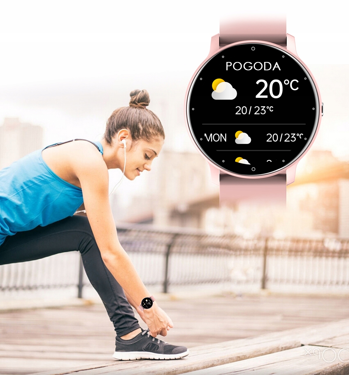 Zegarek SMARTWATCH SMS KROKI PULS POLSKIE MENU Transmisja danych brak