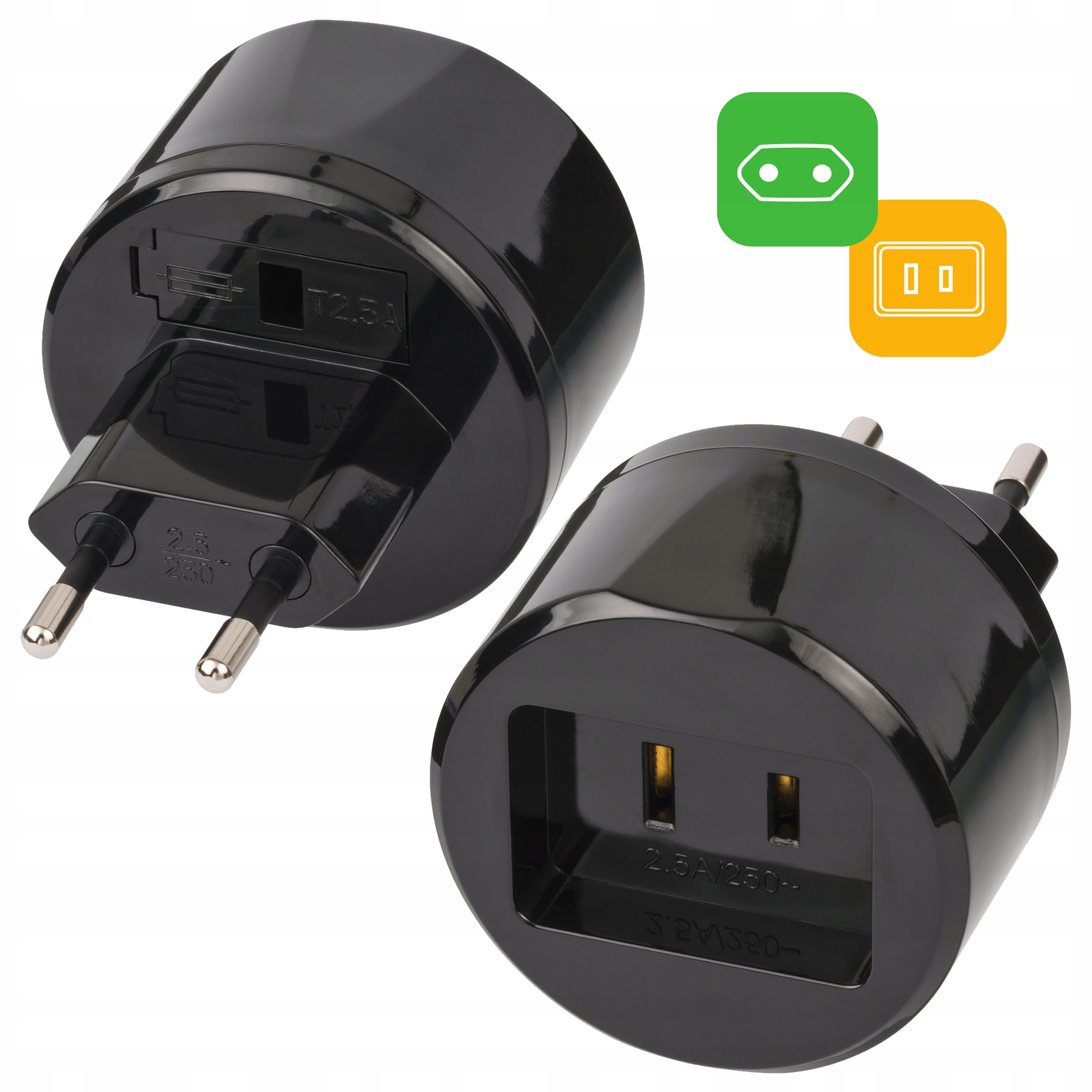 

Adapter Podróżny Wtyczka Gniazdo Usa Europa bezpie