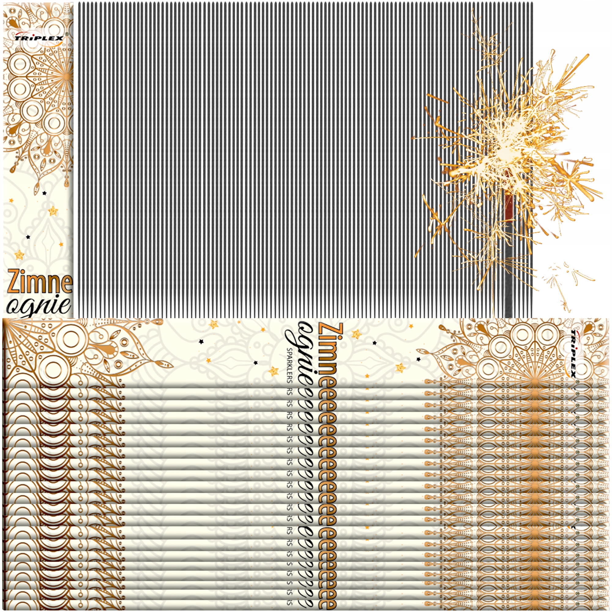 

Długie Zimne Ognie 40 cm Wesele Ślub Sesja 110 szt