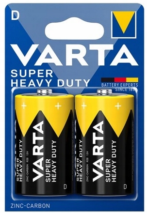 VARTA Bateria Superlife cynkowo-węglowa D R20 1,5V 2szt blister