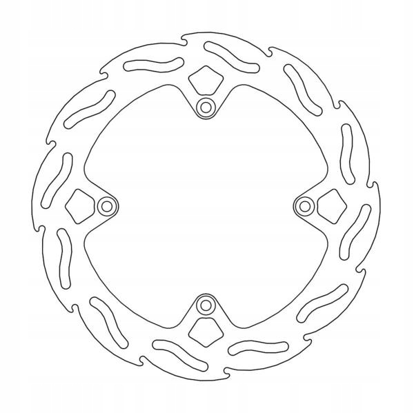 Moto-Master Brzdový kotúč Flame zadný 220 m Ktm Sx85 '11-'17, 250 Freeride