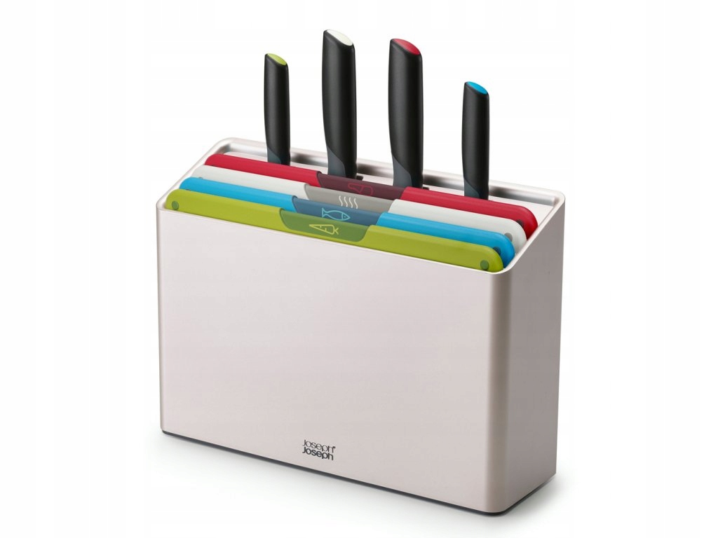 Dosky na krájanie so stojanom Joseph Joseph 60227 Folio Icon Plus, striebor