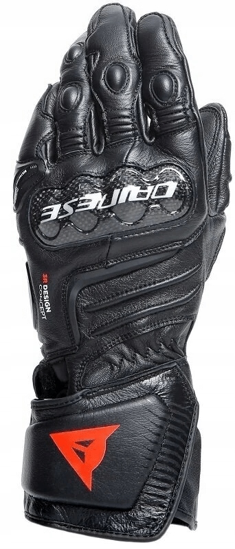 Rukavice Dainese Carbon 4 Long S Čierna/Čierna/Čierna