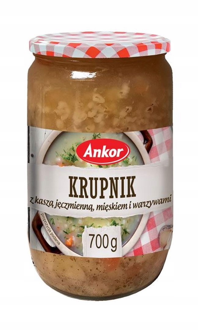 4 x Ankor Krupnik s ječnou kaší a zeleninou 700 g