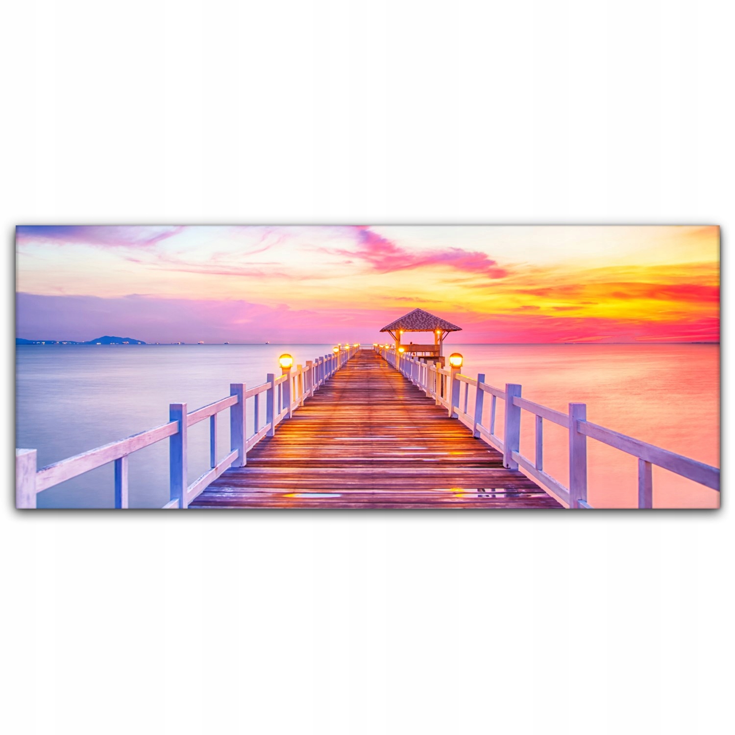 

Obraz Canvas dekoracja 125x50 Most Wschód Słońca