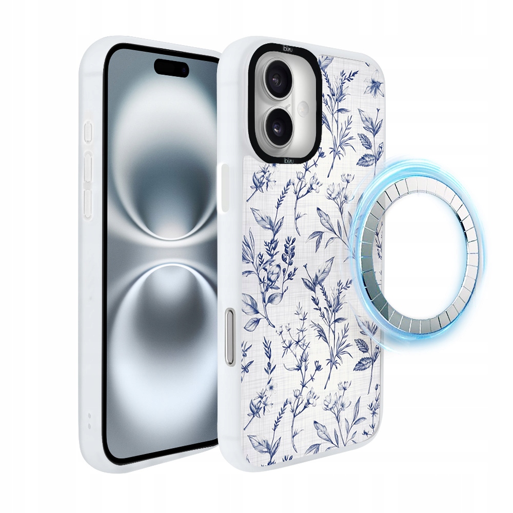 Pouzdro pro iPhone 16 Ibizu DropGuard Matt s MagSafe, Azurové šeptání