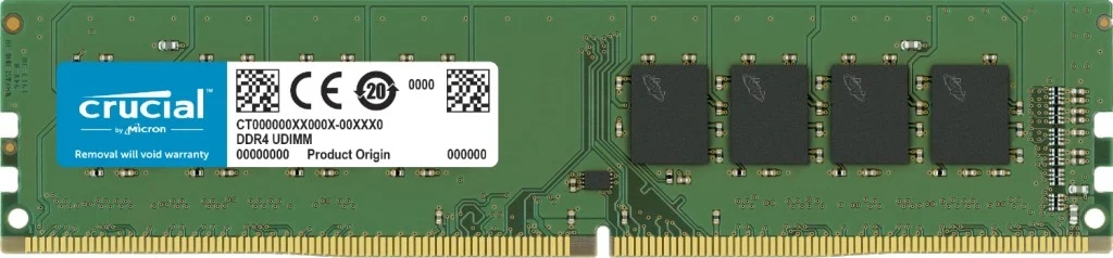 Crucial CT8G4DFRA32A pamäťový modul 8 Gb 1 x 8 Gb DDR4 3200 Mhz