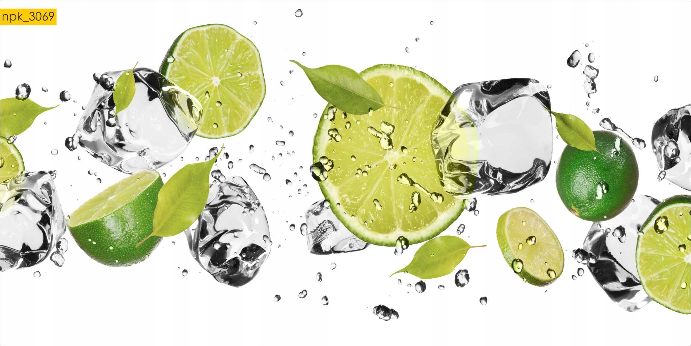 

Naklejki Do Kuchni Ściana limonki lód Laminat