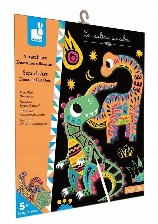 

Janod Zestaw Do Zdrapywania Dinozaury 5 El J07889