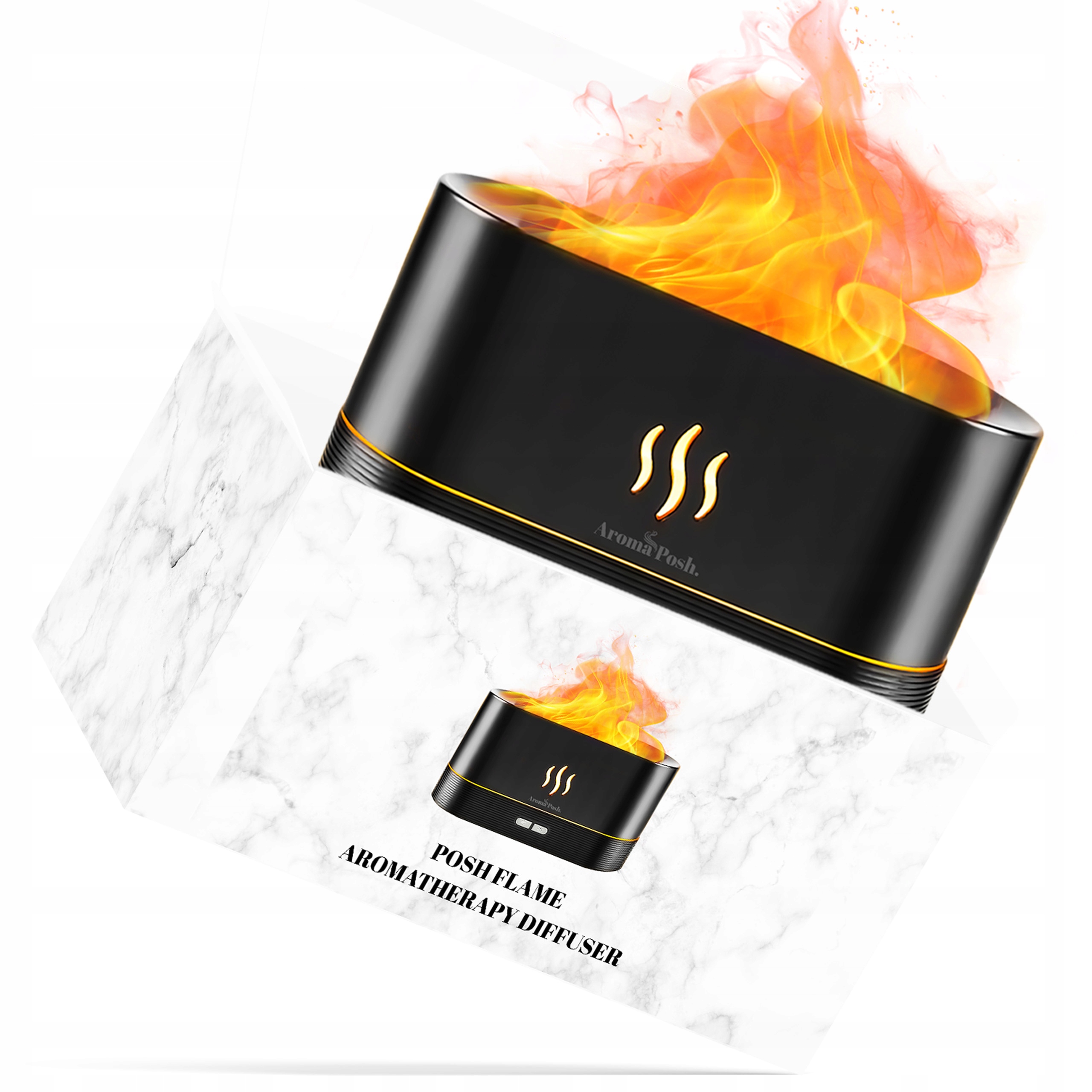 Nawilżacz Dyfuzor Ultradźwiękowy Do Olejków Poshflame Aromaposh