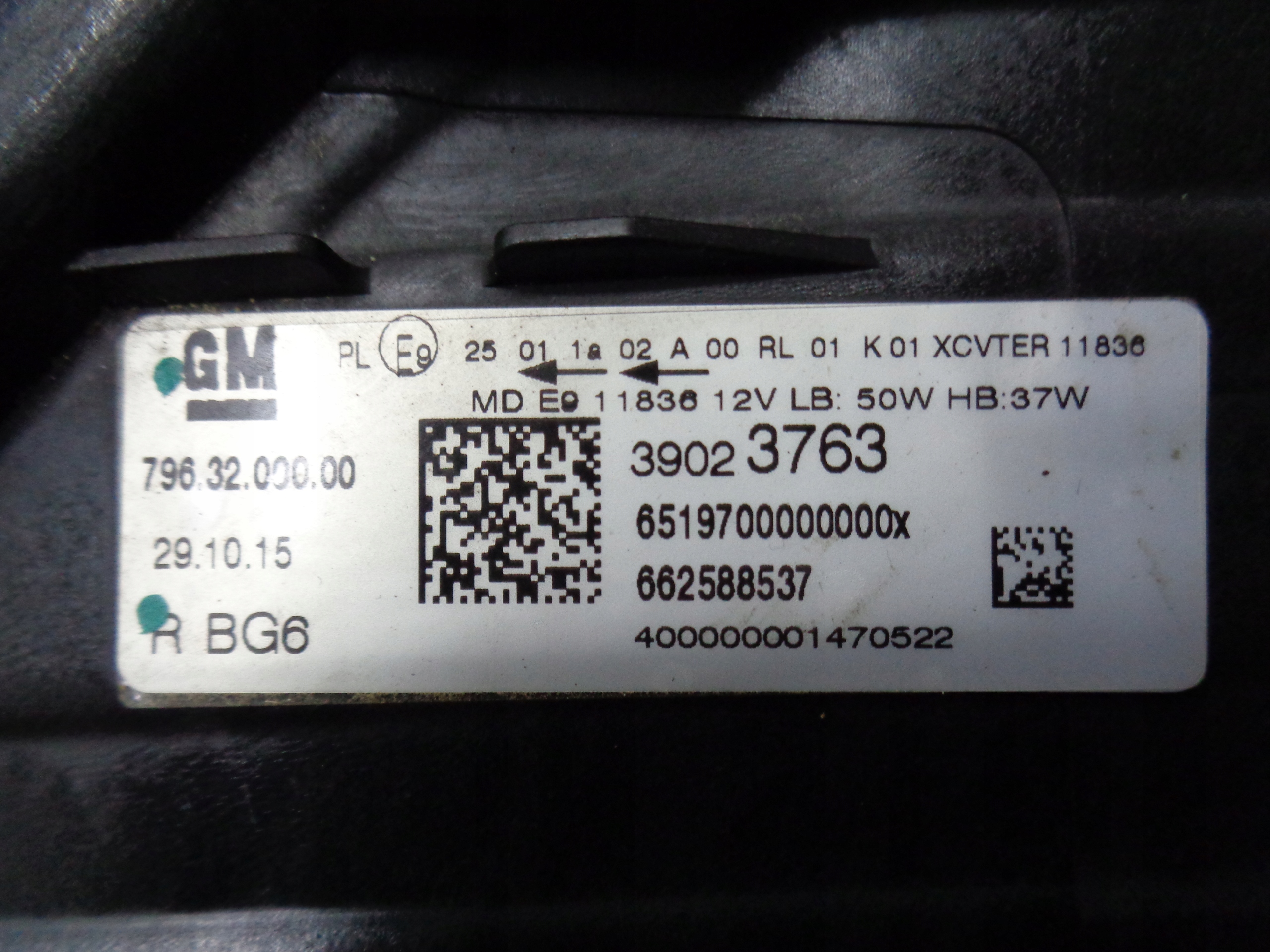 OPEL ASTRA V K light right front FULL LED 14R