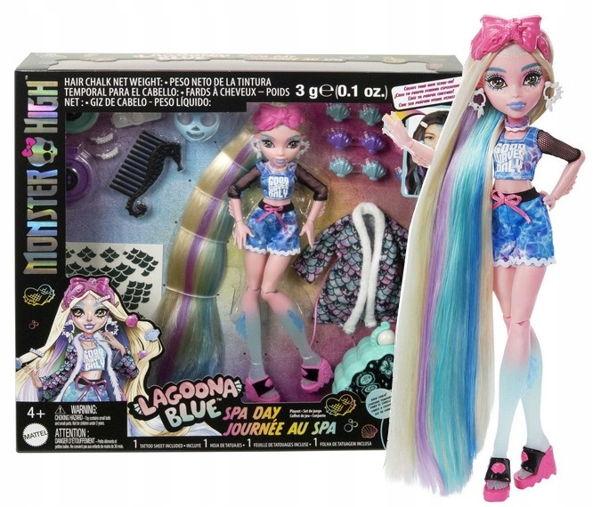 LALKA MONSTER HIGH SPA DAY Lagoona Blue
