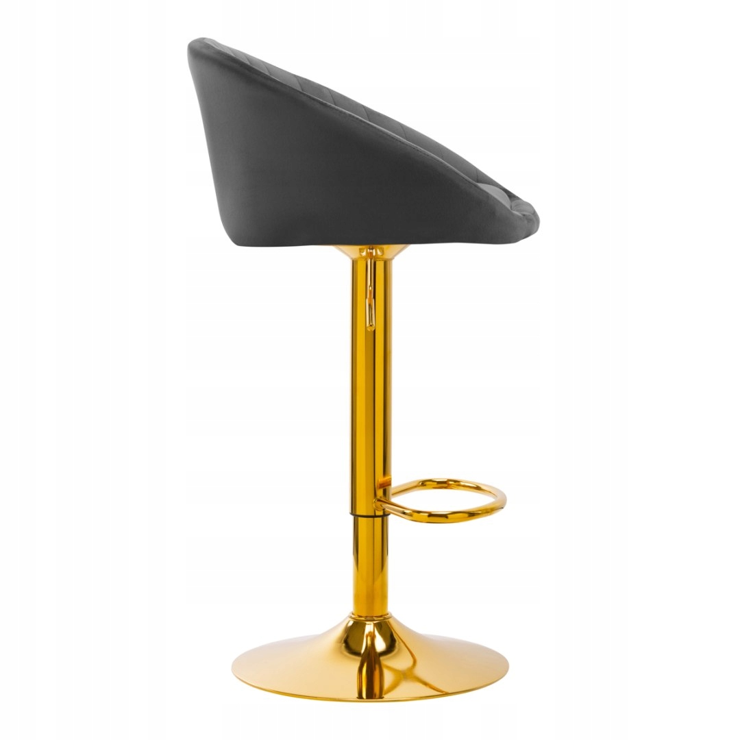 4Rico Hoker barowy QS-B16G aksamit szary Stan opakowania oryginalne