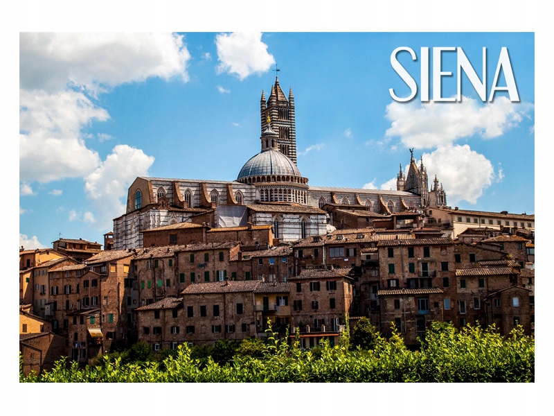 

Siena Katedra Architektura- Magnes na lodówkę