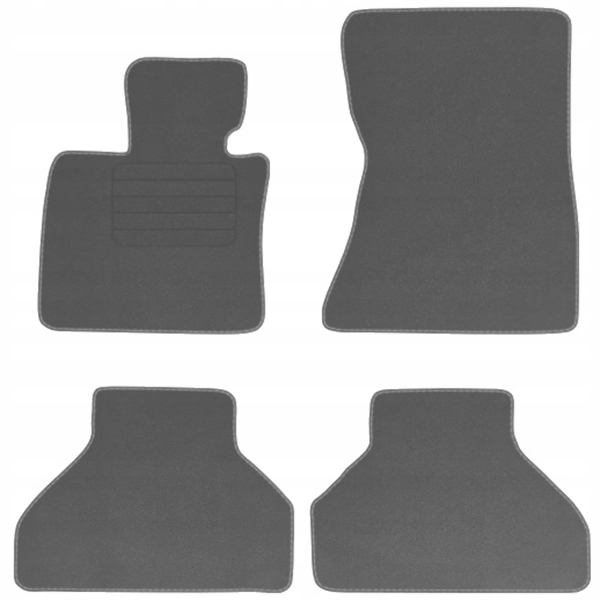 Bmw X5 E70 2006-2013 velurové koberce Comfort Šedé