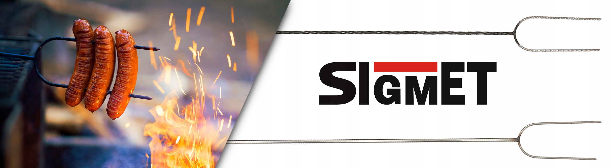 Widełki do ogniska KIJE 100 cm WIDEŁKI KIJE NA OGNISKO 10 szt Liczba sztuk w opakowaniu 10 szt.