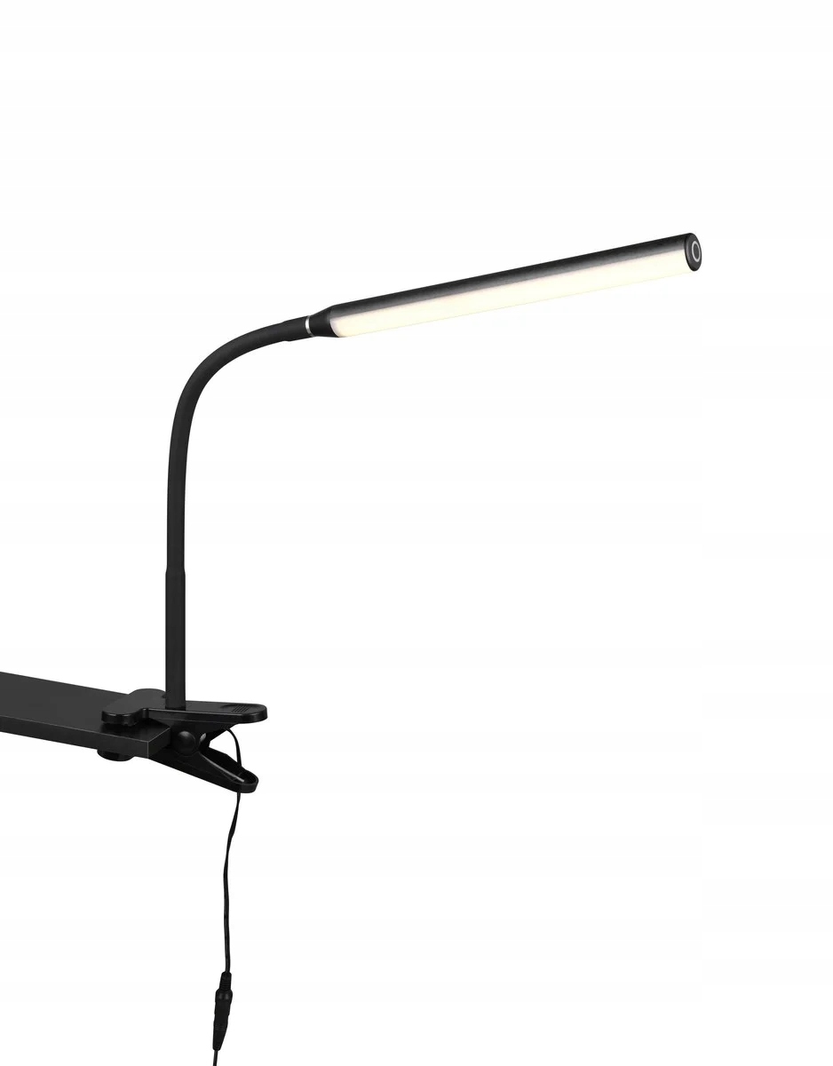 Stolní lampa s klipem flexibilní Led 5W černá matná Nevada Rl