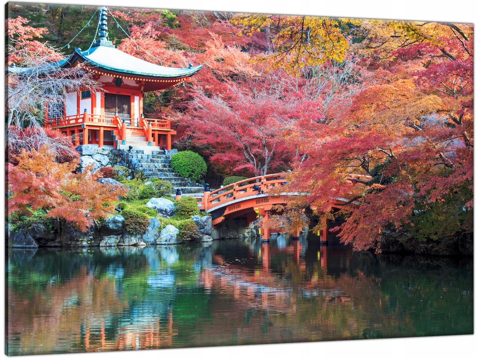 

Pejzaż Krajobraz Japonia Jezioro 120x80 Obraz