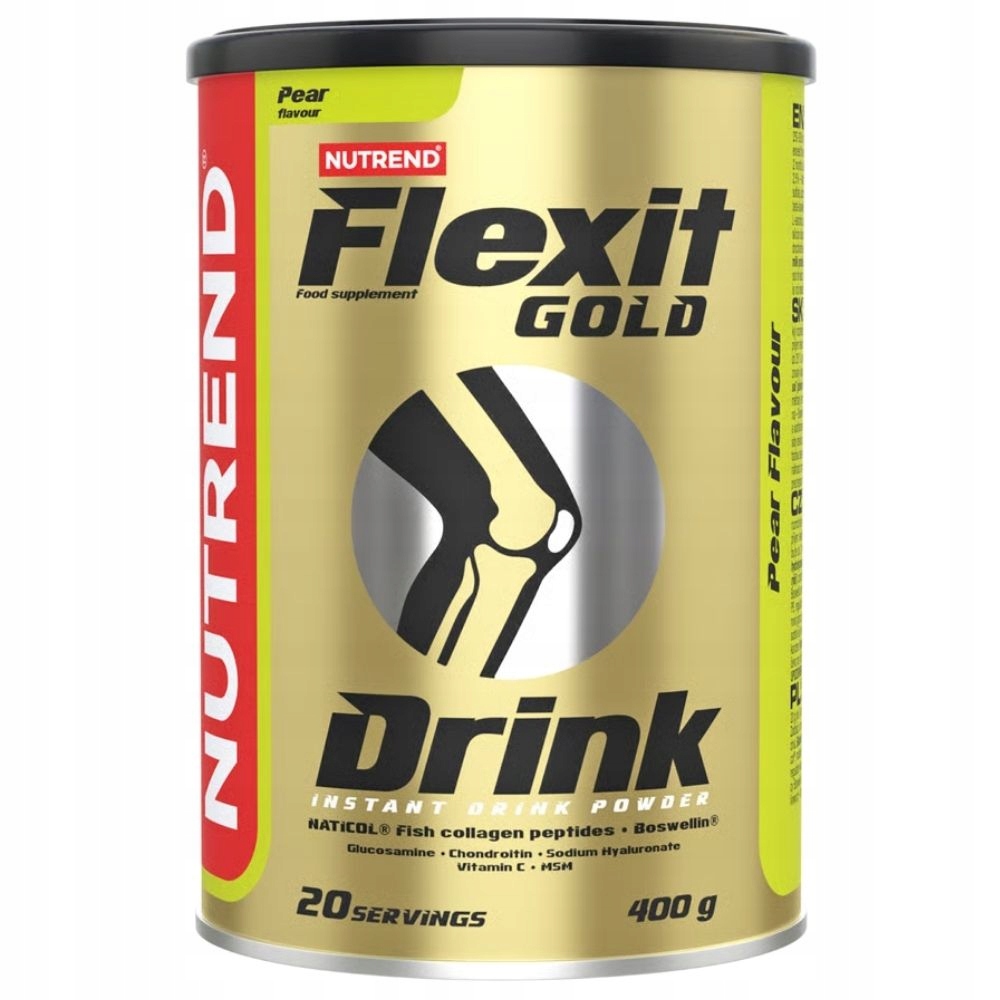 Nutrend Flexit Drink Gold Gruszkowy 400 g Kolagen Msm B6 Stawy Regeneracja